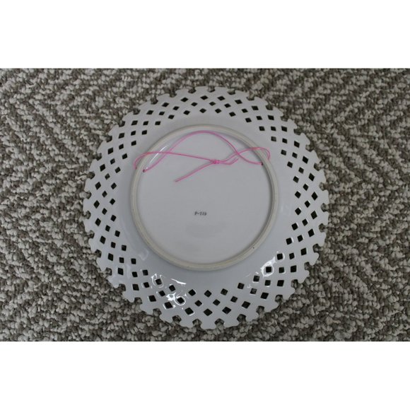 2 Decorative Porcelain Norcrest Japan Hand Painted Plates - Picture 9 of 9